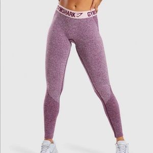 Gymshark flex leggings Dark Ruby Marl/Bl